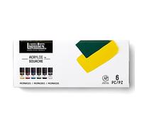 Liquitex Set de Gouache Acrílico Professional, Primarios, 6 piezas 22 ml (132)