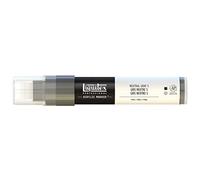 Liquitex Rotulador de Pintura acrílica, Punta Ancha, Gris, 15 mm