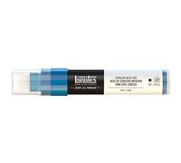 Liquitex Rotulador de Pintura acrílica, Punta Ancha, Tono Azul cerúleo, 15 mm