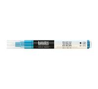 Liquitex Rotulador de Pintura acrílica, Punta Fina, Azul Brillante, 2 mm