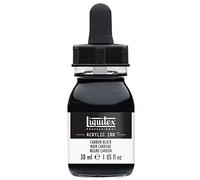 Liquitex Tinta Acrílica Ink Profesional Frasco 30 ml, Negro Carbón