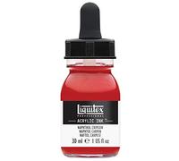 Liquitex Tinta Acrílica Ink Profesional Frasco 30 ml, Rojo Naftol Carmesí