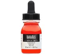 LIQUITEX Tinta acrílica, Oro Rojo Fluorescente, 30 ML