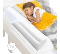 LIROPAU 2-Pack Barrera de Seguridad Cama niño, Barreras de Cama Inflables