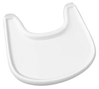 LIROPAU Bandeja para Trona, Bandeja Compatible con Silla Stokke Tripp Trapp, 100% Libre de BPA, Fácil de Montar, Accesorios para Trona para niños pequeños de 6 a 36 Meses - Blanco