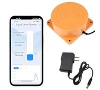 LIROPAU Detector De Agua Wi-Fi, Sensor De Nivel De Agua Ultrasónico | Sensor Inteligente De Nivel De Agua, Sensor De Nivel De Aceite, Para Tuya Smart Life