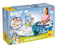 Lisciani - BLUEY Art Desk - Super EDUGAMES - Mesa de Aprendizaje Bluet - Talla Única - Promueve el desarrollo cognitivo y la creatividad - Juguete para niños a partir de 3 años