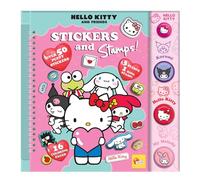 Lisciani - Hello Kitty and Friends - Libro De Pegatinas Y Sellos para Niños A Partir De 5 Años - 16 Páginas con 3 Sellos, Sello Anillo Y Pegatinas Puffy - Set Creativo De Regalo para Niños