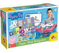 Lisciani Mesa infantil Peppa Pig Picer – 10 juegos, pizarra y rotulador – Multicolor 30x48x38 cm