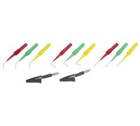 Lisle 64750 11 Piezas Set de Pinzas de cocodrilo y sonda de Espalda