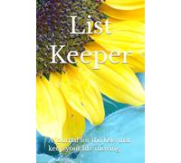 List Keeper: A journal for the lists that keep your life moving