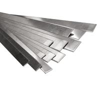 Listones de chapa de aluminio 3.3206, barra plana de 30 x 1 mm, corte de 0,5 metros