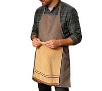 Lisutupode Works Apron For Prank Adult 73 x 67 x 1 cm Chef's Broma Apron, Delantales de relleno creativos para hombres, regalo con bolsillo Novelty ajustable delantal cocina hombre