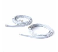 Litcessory cable de extensión compatible con Philip Hue Gradient (Blanco, 3m - 2 Unidades)