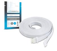 Litcessory Cable de Extensión para Philips Hue Lightstrip Plus (3m, 1 Unidad, Blanco - MICRO 6-PINES V4 / Solo Lightstrip)