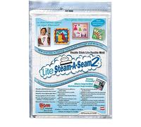 Lite Steam-a-Seam 2, red fusible de doble adherencia, por The Warm Company, un paquete