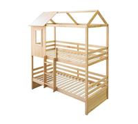 Litera + 2 cajones madera pino 90x190/90x190cm