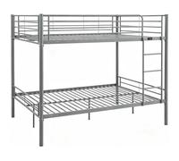 Litera doble "adam" con somier - 140 x 190 cm - gris