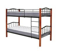 Litera doble cama 90cm madera y metal