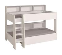 Miroytengo Litera Infantil Mouse 90x200 cm Dormitorio Juvenil en color blanco mate White -