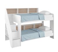 Litera Juvenil Fantasy Color Roble Jackson Y Blanco 245x171x111 cm White/ wood