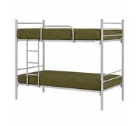 Litera metálica luna - plata - 90 x 200 - sin cama supletoria