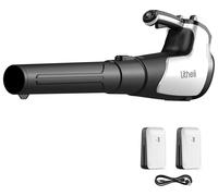 Litheli U20, Secador de aire manual, Soplado, , Plateado, Eléctrico, Batería, 20 V