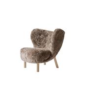 Little Petra VB1 Sillón Piel de Oveja Sahara/Roble Aceitado