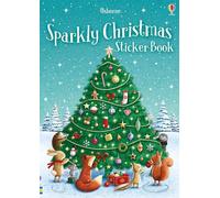 Libro de pegatinas navideñas brillantes – Colección "Sparkly Sticker Books" – Usborne