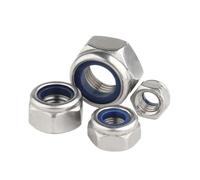 LIUCH Tuerca autoblocante de nailon M2-M22 304SS DIN985