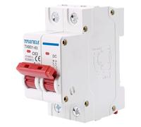LIUCHUCHU Diferencial Rearmable Mini disyuntor de CC 2 Polos y 1000 V, 6 A, 10, 16, 20, 25, 32, 40, 50 63, for Sistemas fotovoltaicos(63A)