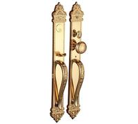 LIUCHUCHU Tiradores Armarios Manijas De Armario Cerradura Puerta Latón Madera Maciza Cobre Doble Villa 550 * 70 Mm Perillas Pequeñas