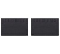 LIVARNO® Alfombrilla de ducha de rizo, 2 unidades. (gris)