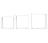 LIVARNO HOME Juego de 3 cubos de estantería 30 x 30 cm. (Blanco)