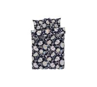 LIVARNO home Ropa de cama de microfibra 260 x 220 cm (Flores azules)