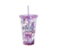 LIVARNO HOME Vaso con tapa 350 ml (estampado/morado)