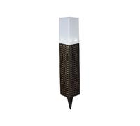 LIVARNO® Lámpara solar LED con aspecto de ratán (marrón)