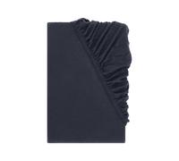 LIVARNO® Sábana bajera ajustable de jersey, 90-100 x 200 cm (azul oscuro)