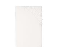 LIVARNO® Sábana bajera ajustable de satén de lujo, 90-100 x 200 cm (Weiß)