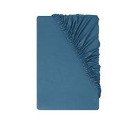 LIVARNO® Sábana bajera ajustable jersey, 180-200 x 200 cm (Blau)