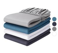 LIVARNO® Sábana bajera de microfibra jersey 90-100 x 200 cm