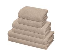 LIVARNO® Set de toallas, 6 piezas (beige)