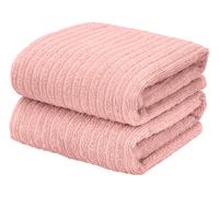 LIVARNO® Toalla de mano de rizo pack 2 (fucsia)