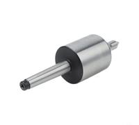 Live Center con triple rodamiento de bolas para cono Morse, punta giratoria de acero al carbono de alta precisión para torno CNC y palo MT1/MT2/MT3/MT4 (MT1)