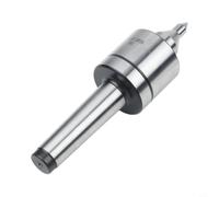 Live Center con triple rodamiento de bolas para cono Morse, punta giratoria de acero al carbono de alta precisión para torno CNC y palo MT1/MT2/MT3/MT4 (MT3)