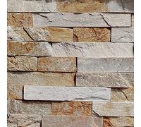 Livelynine Papel Pintado 3D Piedra 40CMX10M Vinilos de Pared Decorativos 3D Papel Pintado Pared Autoadhesivo Piedra Revestimiento de Paredes PVC Cocina Papel Adhesivo Pared Papel Tapiz Paredes Rollo