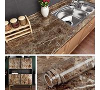 Livelynine Papel pintado autoadhesivo para encimeras de cocina de 40 cm x 10 m, papel de contacto autoadhesivo para cocina, armario, baño, encimera, cubierta impermeable de vinilo