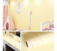 Livelynine Papel Pintado Pared Dormitorio Infantil Niña Amarillo Mate 40CMx10M Papel Vinilo Adhesivo Pared Amarillo Liso Papel Adhesivo para Muebles Infantil Escritorio Armario Papel Tapiz Paredes