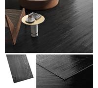 Livelynine Suelo Vinilico Autoadhesivo Baño 90x15 Vinilo Adhesivo Suelo Cocina Efecto Madera Negro 36-Pieza Impermeable Suelos Laminado Adhesivo PVC para Salón Suelos Vinilo Autoadhesivo Madera Oscuro
