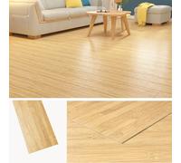 Livelynine Suelo Vinilico Autoadhesivo Madera Bambu Vinilo Suelo Autoadhesivo Baño Efecto Madera Color Claro 90x15CM 36-Piezas Baldosas Adhesivas Suelo Cocina Salon Parquet Laminado para Suelo Madera